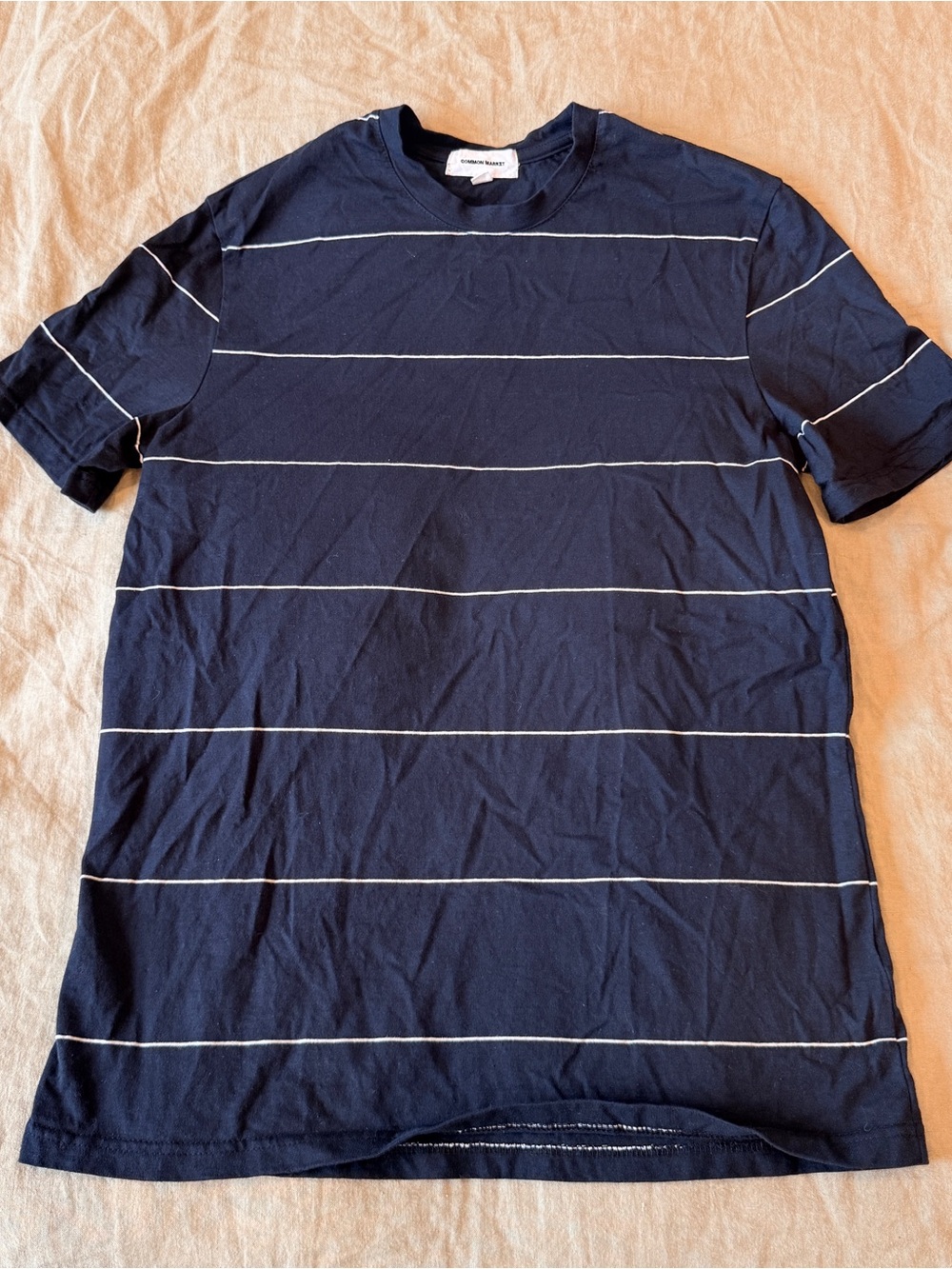 Men’s Black Stripe Crewneck T-Shirt